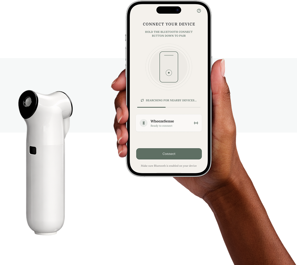 WheezeSense wheezing detection device